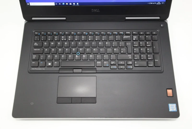 dell precision 7710 core i7 HQ 6820 am laptop store finger print